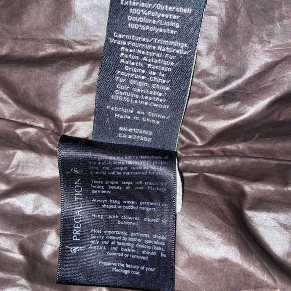 Brown Mackage Fur Jacket - Picture 7 of 12